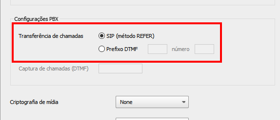 Softphone call transfer mode